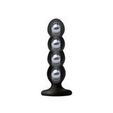 Buy VERS Liquid Silicone Suction Plug - Black 16.5 cm Butt Plug with Internal Steel Balls at NZ’s Mega Adult Toys Store. Discover premium sex toys with discreet shipping at the best price in NZ