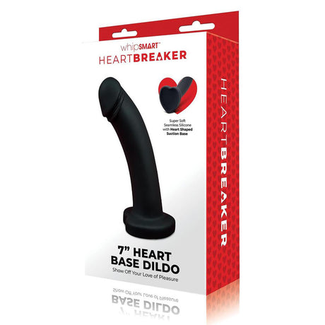 Buy WhipSmart Heartbreaker 7'' Heart Base Dildo - Black 17.8 cm Dong with Heart Shaped Base at NZ’s Mega Adult Toys Store. Discover premium sex toys with discreet shipping at the best price in NZ