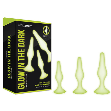 Buy WhipSmart Glow In The Dark 3pc Anal Training Kit - Glow In Dark Butt Plugs - Set of 3 Sizes at NZ’s Mega Adult Toys Store. Discover premium sex toys with discreet shipping at the best price in NZ