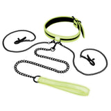 Buy WhipSmart Glow In The Dark Collar with Nipple Clips & Leash - Glow in Dark Restraint at NZ’s Mega Adult Toys Store. Discover premium sex toys with discreet shipping at the best price in NZ