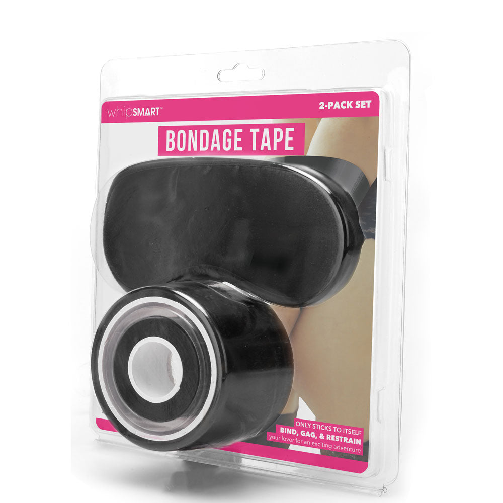 Buy WhipSmart Bondage Tape - Black 30 Metre - With Bonus Eye Mask at NZ’s Mega Adult Toys Store. Discover premium sex toys with discreet shipping at the best price in NZ