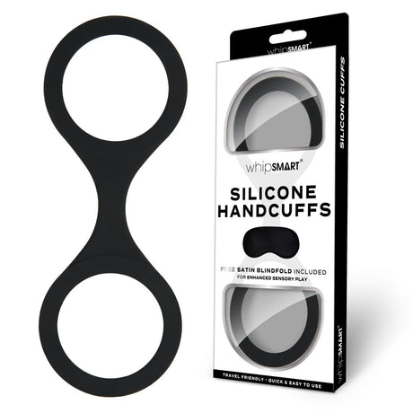 Buy WhipSmart Silicone Handcuffs - Black - Black Restraint with Bonus Blindfold at NZ’s Mega Adult Toys Store. Discover premium sex toys with discreet shipping at the best price in NZ