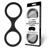 Buy WhipSmart Silicone Wrist & Ankle Cuffs - Black - Black Restraints with Bonus Eye Mask at NZ’s Mega Adult Toys Store. Discover premium sex toys with discreet shipping at the best price in NZ