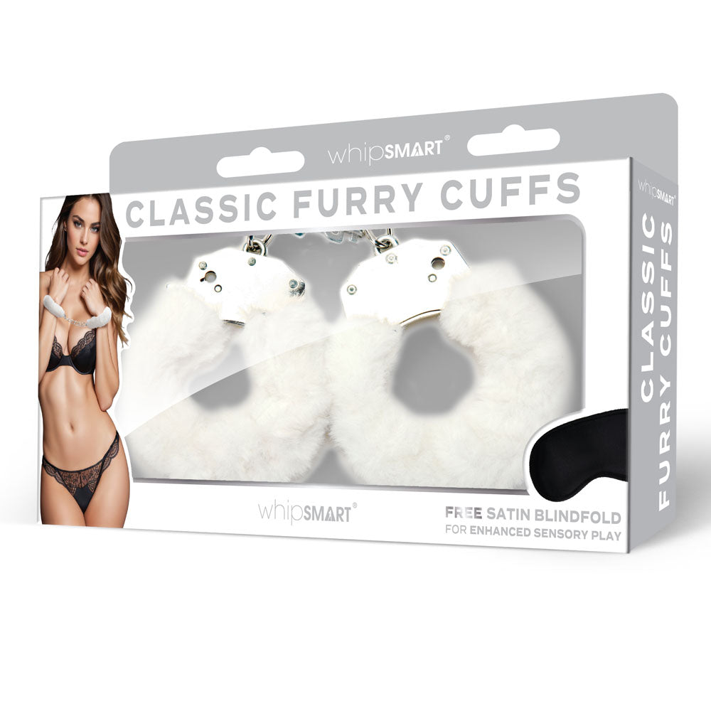 Buy WhipSmart Classic Furry Cuffs - White - White Furry Restraints with Bonus Eye Mask at NZ’s Mega Adult Toys Store. Discover premium sex toys with discreet shipping at the best price in NZ