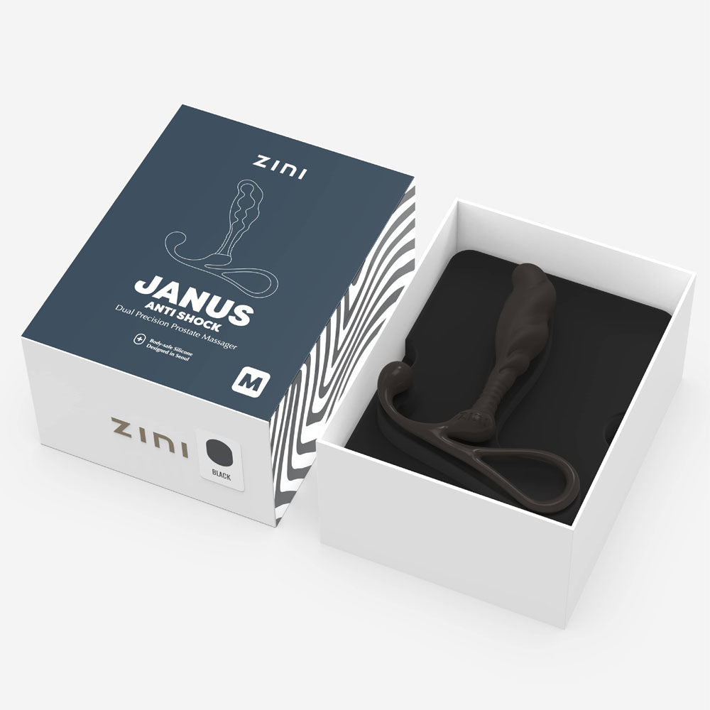 Buy Zini Janus Anti Shock - Medium - Black Medium Prostate Massager at NZ’s Mega Adult Toys Store. Discover premium sex toys with discreet shipping at the best price in NZ