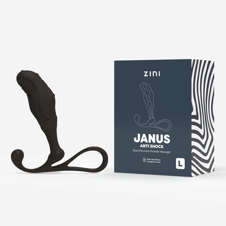 Buy Zini Janus Anti Shock - Large - Black Large Prostate Massager at NZ’s Mega Adult Toys Store. Discover premium sex toys with discreet shipping at the best price in NZ