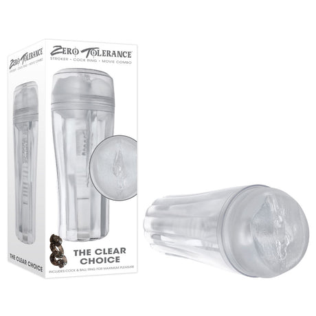 Buy Zero Tolerance THE CLEAR CHOICE - Clear 21 cm Vagina Stroker at NZ’s Mega Adult Toys Store. Discover premium sex toys with discreet shipping at the best price in NZ