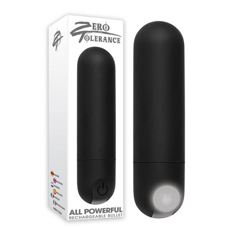 Buy Zero Tolerance All Powerful Rechargeable Bullet - Black 7.6 cm (3'') USB Rechargeable Bullet at NZ’s Mega Adult Toys Store. Discover premium sex toys with discreet shipping at the best price in NZ