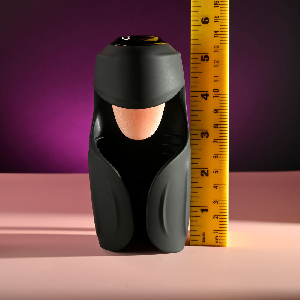 Buy Zero Tolerance LICK THE TIP - Black USB Rechargeable Vibrating & Flicking Masturbator at NZ’s Mega Adult Toys Store. Discover premium sex toys with discreet shipping at the best price in NZ