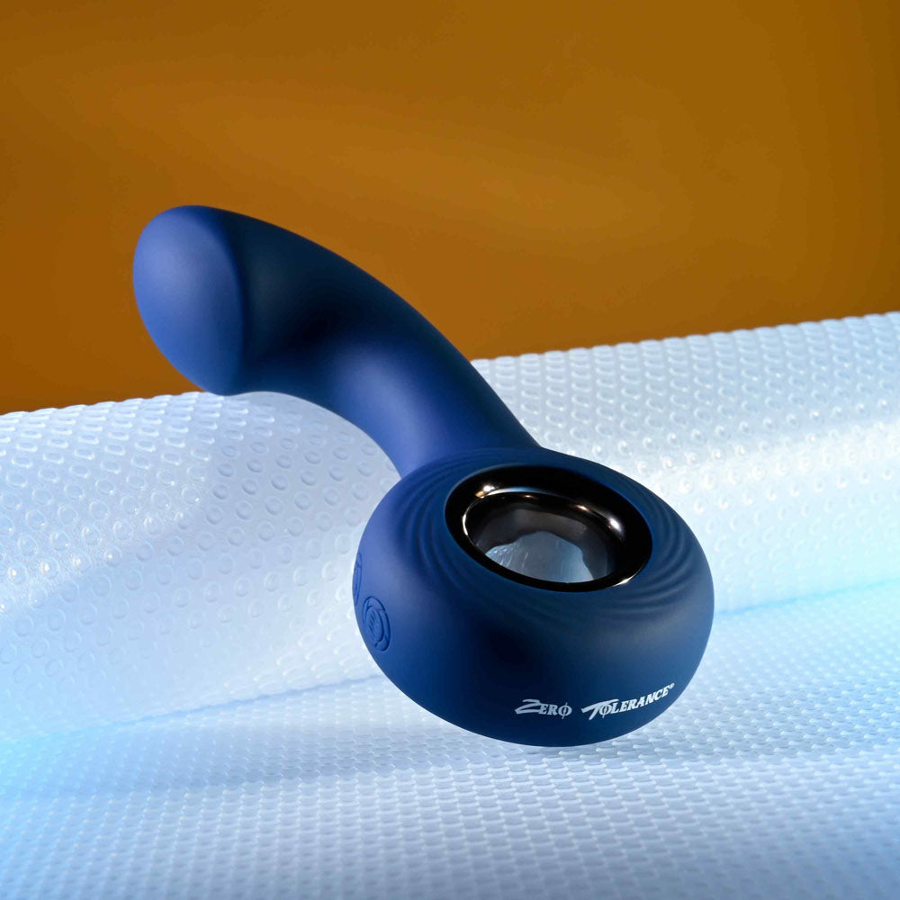 Buy Zero Tolerance THE REACH - Blue 13.8 cm USB Rechargeable Vibrating Anal Plug at NZ’s Mega Adult Toys Store. Discover premium sex toys with discreet shipping at the best price in NZ