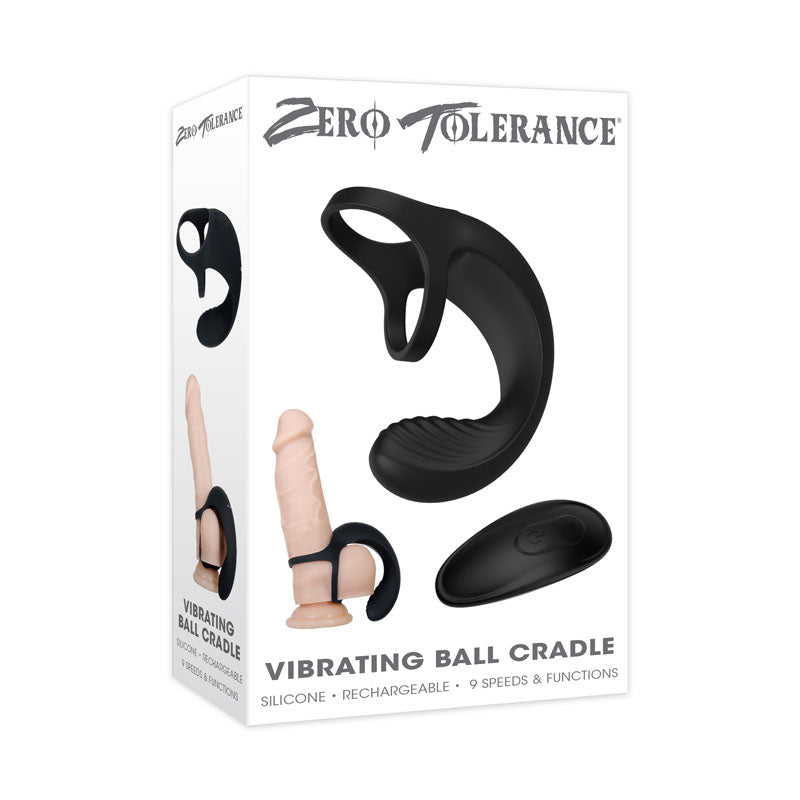 Buy Zero Tolerance Vibrating Ball Cradle - Black USB Rechargeable Vibrating Cock Ring at NZ’s Mega Adult Toys Store. Discover premium sex toys with discreet shipping at the best price in NZ