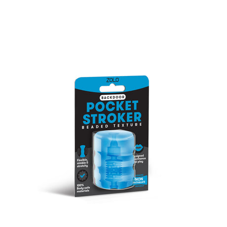 Buy Zolo Backdoor Pocket Stroker - Blue Mini Stroker at NZ’s Mega Adult Toys Store. Discover premium sex toys with discreet shipping at the best price in NZ