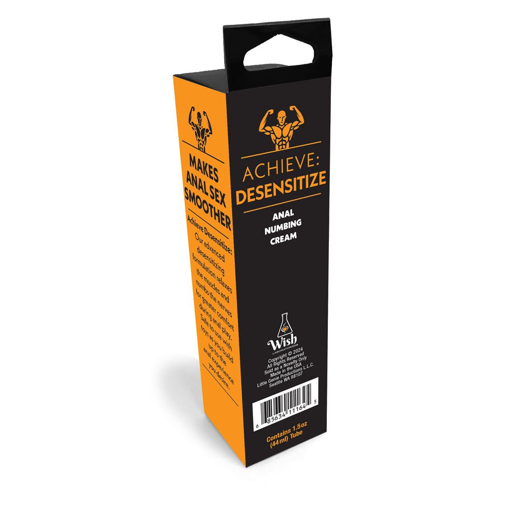 Buy Achieve: Desensitize - Anal Numbing Cream - 44 ml Tube at NZ’s Mega Adult Toys Store. Discover premium sex toys with discreet shipping at the best price in NZ