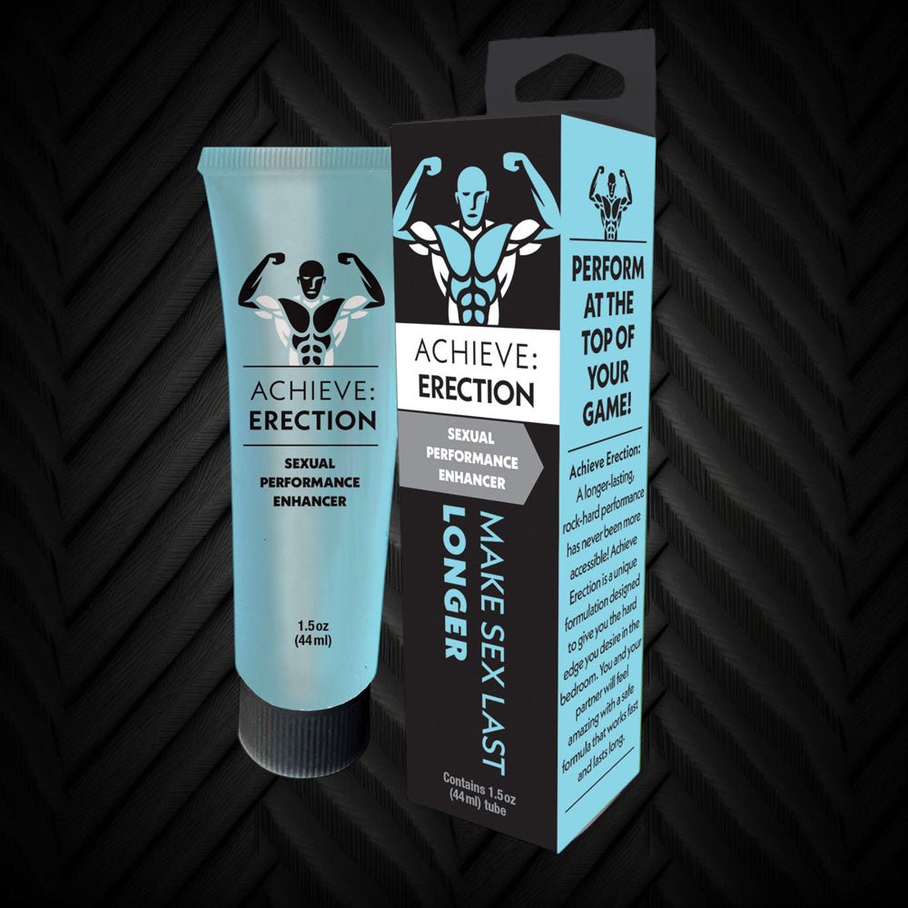 Buy Achieve: Erection - Sexual Performance Enhancer for Men - 44 ml Tube at NZ’s Mega Adult Toys Store. Discover premium sex toys with discreet shipping at the best price in NZ