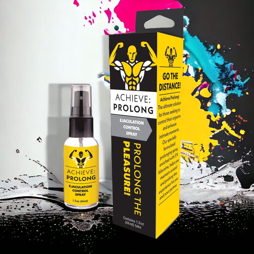 Buy Achieve: Prolong - Ejaculation Control Spray for Men - 29 ml Spray at NZ’s Mega Adult Toys Store. Discover premium sex toys with discreet shipping at the best price in NZ