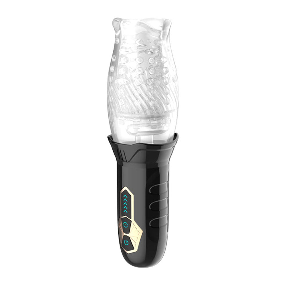 Buy Adam & Eve Adam's Gawk Gawk - Clear USB Rechargeable Rotating Masturbator at Oh Joy. Discover premium sex toys with discreet shipping at the best price in NZ