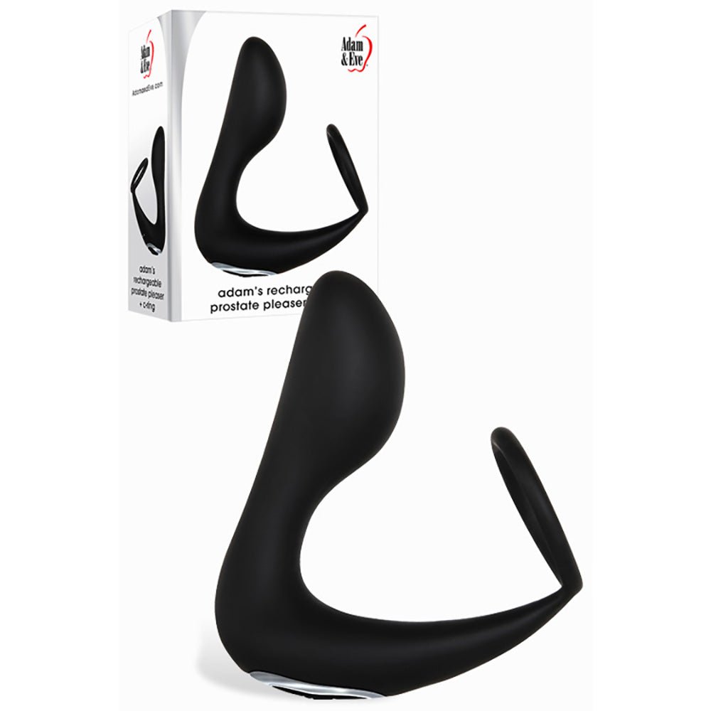 Buy Adam & Eve Adam's Rechargeable Prostate Pleaser & C - Ring - Black USB Rechargeable Anal Plug with Cock Ring at Oh Joy. Discover premium sex toys with discreet shipping at the best price in NZ