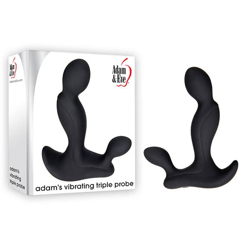 Buy Adam & Eve Adam's Vibrating Triple Probe - Black USB Rechargeable Prostate Massager at Oh Joy. Discover premium sex toys with discreet shipping at the best price in NZ