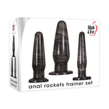 Buy Adam & Eve ANAL ROCKETS TRAINER SET - Black Butt Plugs - Set of 3 Sizes at NZ’s Mega Adult Toys Store. Discover premium sex toys with discreet shipping at the best price in NZ