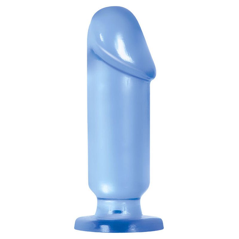 The Beginners Backdoor Kit from Adam & Eve features clear silicone plugs with a sleek, reflective sheen and a rounded, glossy top. The set of 3 sizes includes wide bases for stability and flexible designs for enhanced utility, perfect as anal toy additions.