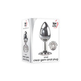 Buy Adam & Eve Clear Gem Anal Plug - Small - Metallic 7.1 cm Small Butt Plug with Clear Gem Base at Oh Joy. Discover premium sex toys with discreet shipping at the best price in NZ