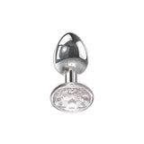 Buy Adam & Eve Clear Gem Anal Plug - Small - Metallic 7.1 cm Small Butt Plug with Clear Gem Base at Oh Joy. Discover premium sexual toys with discreet shipping at the best price in NZ