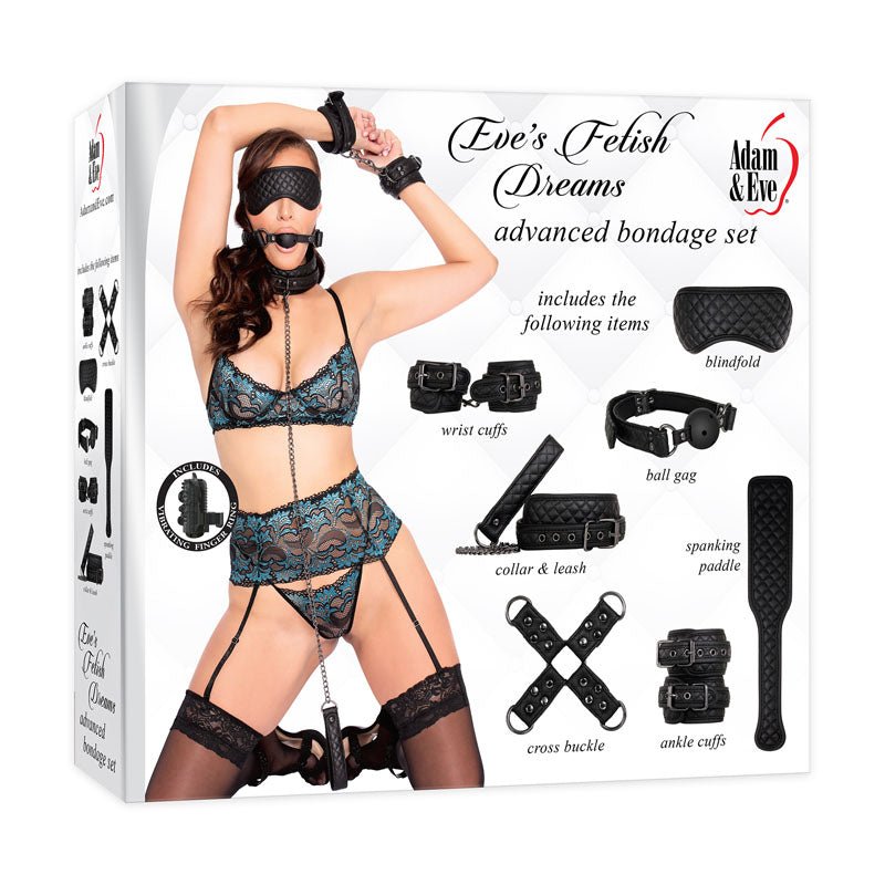 Buy Adam & Eve Fetish Dreams Advanced Bondage Set - 7 Piece Bondage Set at Oh Joy. Discover premium sex toys with discreet shipping at the best price in NZ