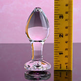 Buy Adam & Eve PINK GEM GLASS PLUG MEDIUM - Clear Glass 8.7 cm Butt Plug with Pink Gem Base at NZ’s Mega Adult Toys Store. Discover premium sex toys with discreet shipping at the best price in NZ