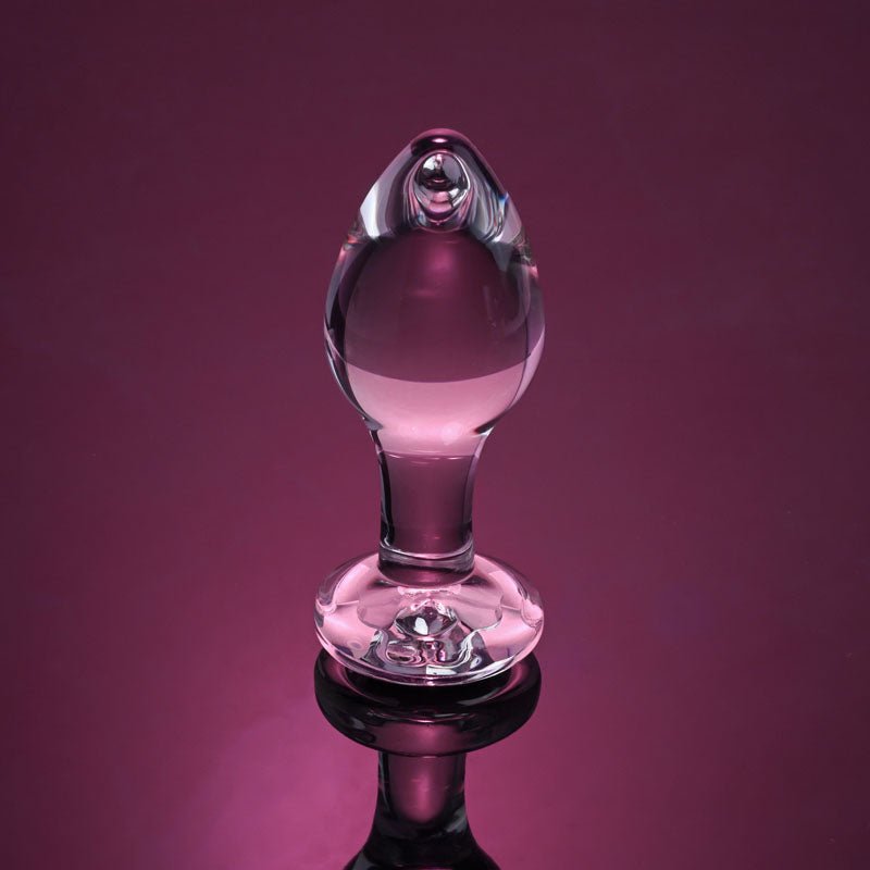 Buy Adam & Eve PINK GEM GLASS PLUG MEDIUM - Clear Glass 8.7 cm Butt Plug with Pink Gem Base at NZ’s Mega Adult Toys Store. Discover premium sex toys with discreet shipping at the best price in NZ