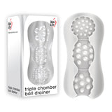 Buy Adam & Eve Triple Chamber Ball Drainer - Clear Masturbator Sleeve at Oh Joy. Discover premium sex toys with discreet shipping at the best price in NZ