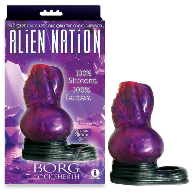 Buy Alien Nation - Borg - Purple/Black 11.5 cm Penis Sheath at NZ’s Mega Adult Toys Store. Discover premium sex toys with discreet shipping at the best price in NZ