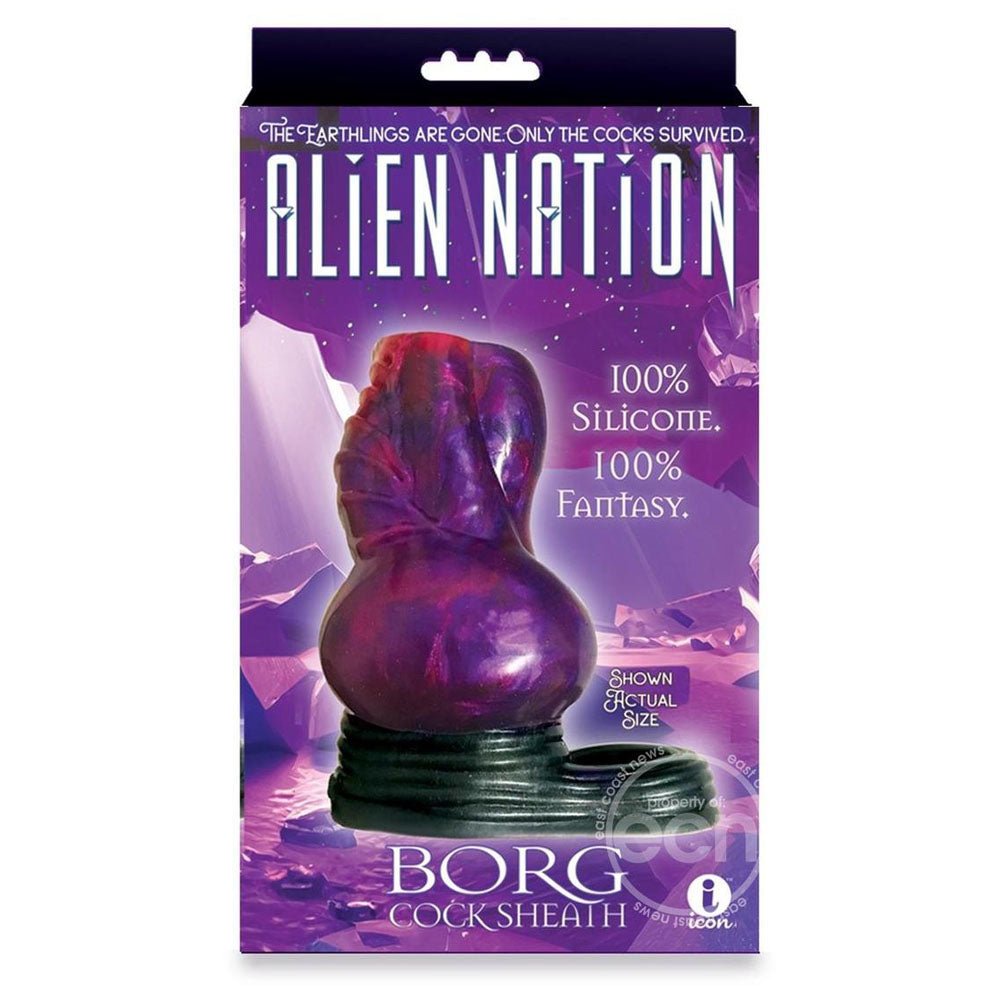 Buy Alien Nation - Borg - Purple/Black 11.5 cm Penis Sheath at NZ’s Mega Adult Toys Store. Discover premium sex toys with discreet shipping at the best price in NZ