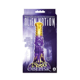 Buy Alien Nation - Obelisk - Purple/Gold 22.2 cm Fantasy Dong at NZ’s Mega Adult Toys Store. Discover premium sex toys with discreet shipping at the best price in NZ