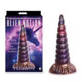 Buy Alien Nation - Pegasus - Metallic Coloured 20.3 cm Unicorn Fantasy Dong at NZ’s Mega Adult Toys Store. Discover premium sex toys with discreet shipping at the best price in NZ