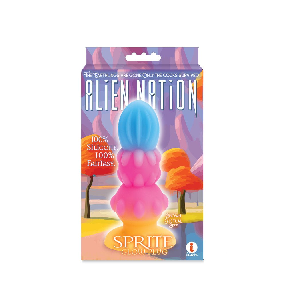 Buy Alien Nation - Sprite - Glow in Dark Coloured 14 cm Fantasy Anal Plug at NZ’s Mega Adult Toys Store. Discover premium sex toys with discreet shipping at the best price in NZ