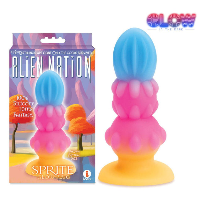 Buy Alien Nation - Sprite - Glow in Dark Coloured 14 cm Fantasy Anal Plug at NZ’s Mega Adult Toys Store. Discover premium sex toys with discreet shipping at the best price in NZ