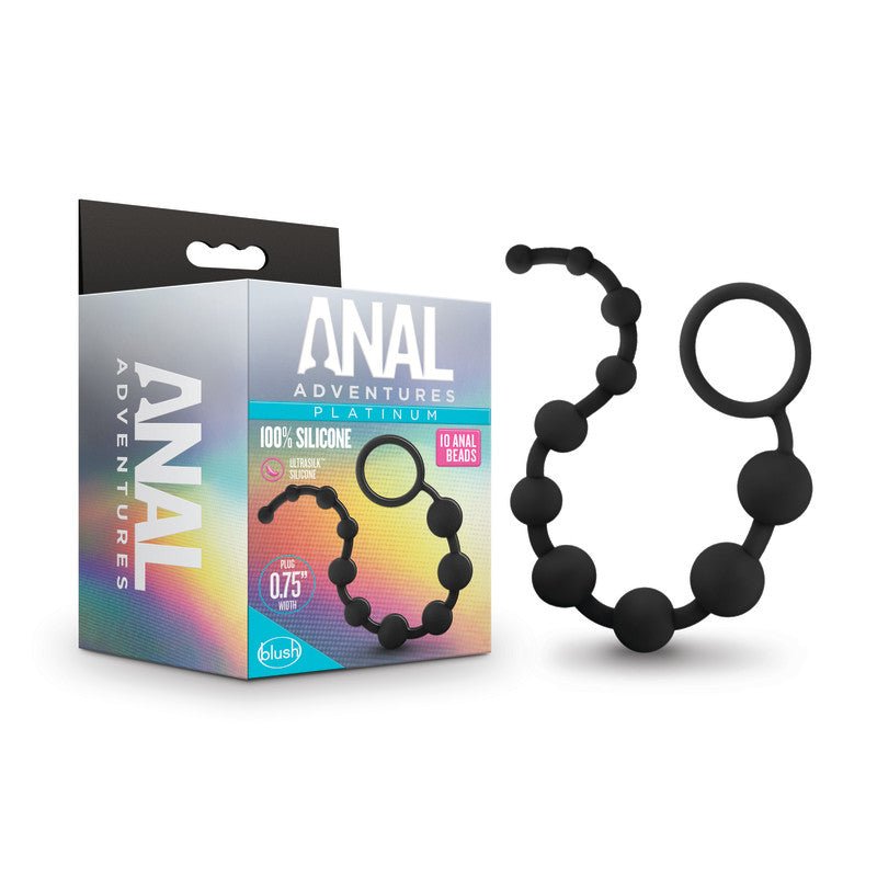 Buy Anal Adventures Platinum 10 Anal Beads - Black - Black 31.7 cm Anal Beads at NZ’s Mega Adult Toys Store. Discover premium sex toys with discreet shipping at the best price in NZ