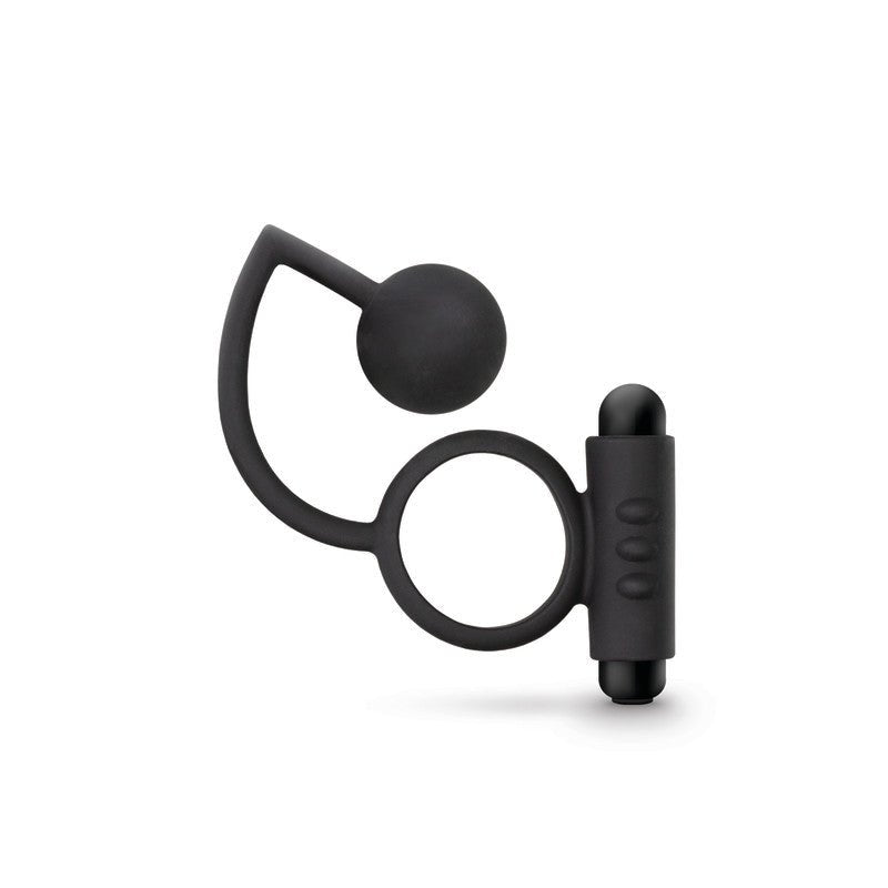 Buy Anal Adventures Platinum Anal Ball & Vibrating C - Ring - Black Vibrating Cock Ring with Anal Ball at NZ’s Mega Adult Toys Store. Discover premium sex toys with discreet shipping at the best price in NZ