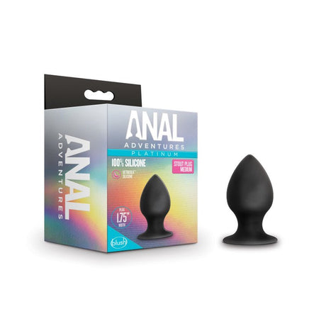 Buy Anal Adventures Platinum Anal Stout Plug - Medium - Black 7.6 cm Medium Butt Plug at NZ’s Mega Adult Toys Store. Discover premium sex toys with discreet shipping at the best price in NZ