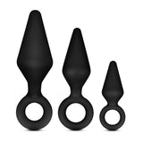 Buy Anal Adventures Platinum Loop Plug Kit - Black Butt Plugs - Set of 3 Sizes at NZ’s Mega Adult Toys Store. Discover premium sex toys with discreet shipping at the best price in NZ