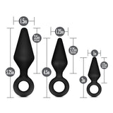 Buy Anal Adventures Platinum Loop Plug Kit - Black Butt Plugs - Set of 3 Sizes at NZ’s Mega Adult Toys Store. Discover premium sex toys with discreet shipping at the best price in NZ