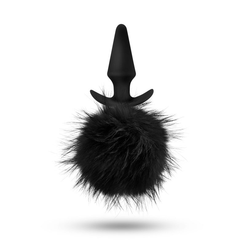 Buy Anal Adventures Platinum Rabbit Tail Plug - Black 10 cm Butt Plug with Bunny Tail at NZ’s Mega Adult Toys Store. Discover premium sex toys with discreet shipping at the best price in NZ