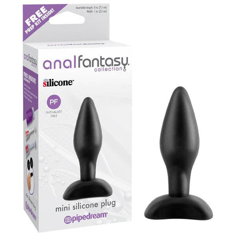 Buy Anal Fantasy Collection Mini Silicone Plug - Black 7.5 cm (3'') Butt Plug at NZ’s Mega Adult Toys Store. Discover premium sex toys with discreet shipping at the best price in NZ