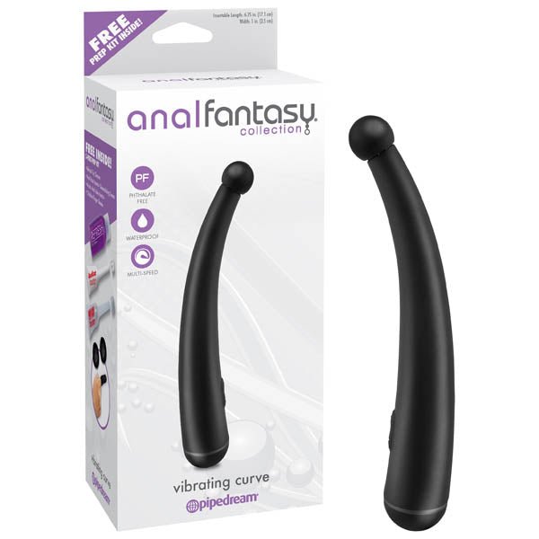 Buy Anal Fantasy Collection Vibrating Curve - Black 17.1 cm (6.75'') Anal Vibrator at NZ’s Mega Adult Toys Store. Discover premium sex toys with discreet shipping at the best price in NZ