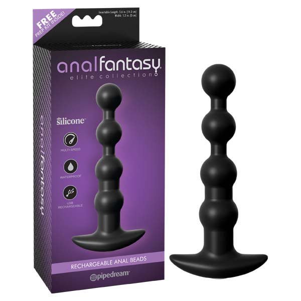 Buy Anal Fantasy Elite Collection Rechargeable Anal Beads - Black 17 cm USB Rechargeable Vibrating Anal Beads at NZ’s Mega Adult Toys Store. Discover premium sex toys with discreet shipping at the best price in NZ