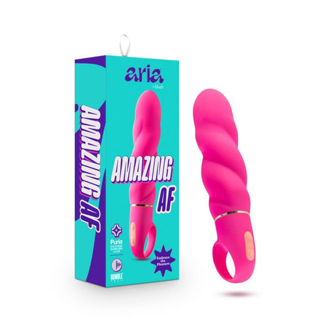 Buy Aria Amazing AF - Fuschia Pink 15.9 cm Vibrator at NZ’s Mega Adult Toys Store. Discover premium sex toys with discreet shipping at the best price in NZ