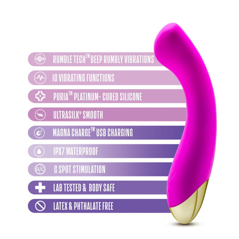 Buy Aria Bangin' AF - Purple 18.4 cm USB Rechargeable Vibrator at NZ’s Mega Adult Toys Store. Discover premium sex toys with discreet shipping at the best price in NZ