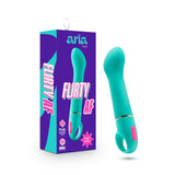 Buy Aria Flirty AF - Teal 16.5 cm Vibrator at NZ’s Mega Adult Toys Store. Discover premium sex toys with discreet shipping at the best price in NZ