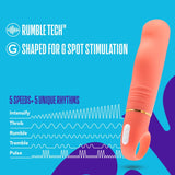 Buy Aria Smokin' AF - Coral 15.2 cm Vibrator at NZ’s Mega Adult Toys Store. Discover premium sex toys with discreet shipping at the best price in NZ