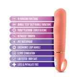 Buy Aria Smokin' AF - Coral 15.2 cm Vibrator at NZ’s Mega Adult Toys Store. Discover premium sex toys with discreet shipping at the best price in NZ